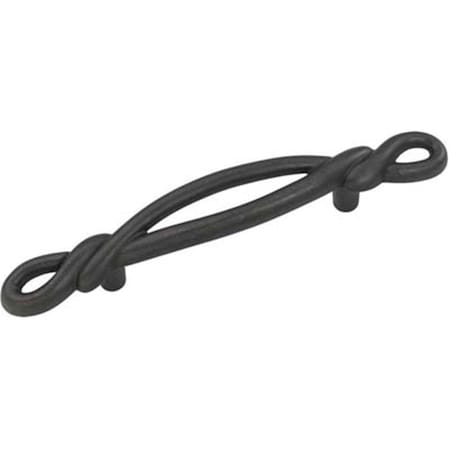 Gan Eden Door Pull, Black Iron - 3 in. GA1771964
